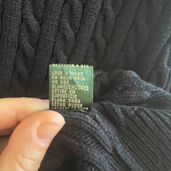 Ralph Lauren Knit Short Sleeve Cardigan an Size Large - Picture 4 of 5